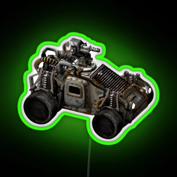 Factorio Car Factorio Car RGB Neon Sign