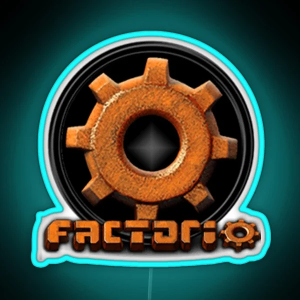 Factorio Fashion RGB Neon Sign
