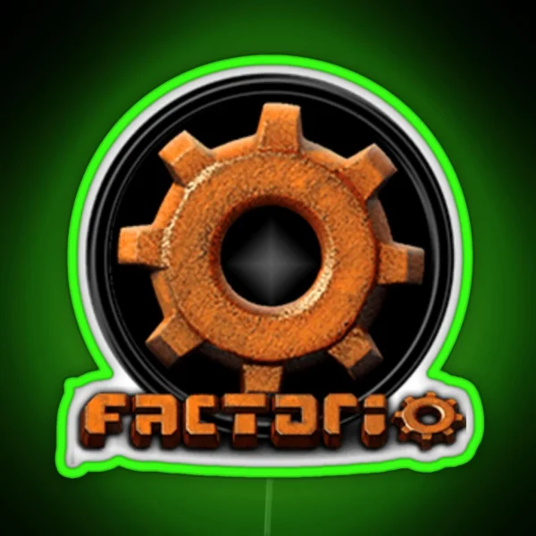Factorio Fashion RGB Neon Sign