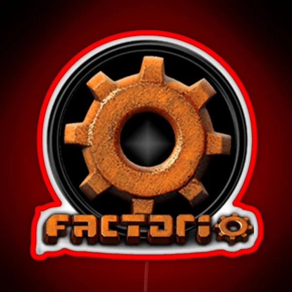 Factorio Fashion RGB Neon Sign