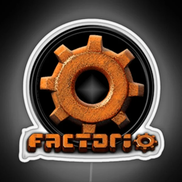 Factorio Fashion RGB Neon Sign