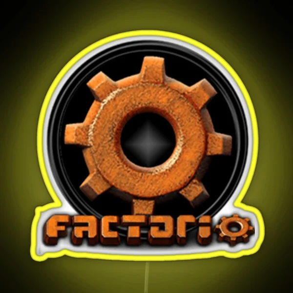 Factorio Fashion RGB Neon Sign