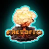 Neon RGB Sign for Factorio Fans and Gaming Enthusiasts Everywhere