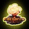 Official Factorio Nuke Sign, RGB Neon Light for Fans Gaming Room Decor