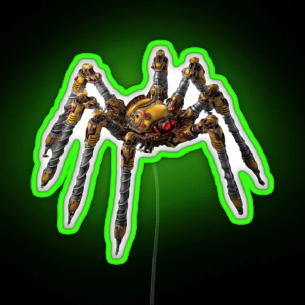Factorio Spidertron Factorio Game Factorio RGB Neon Sign