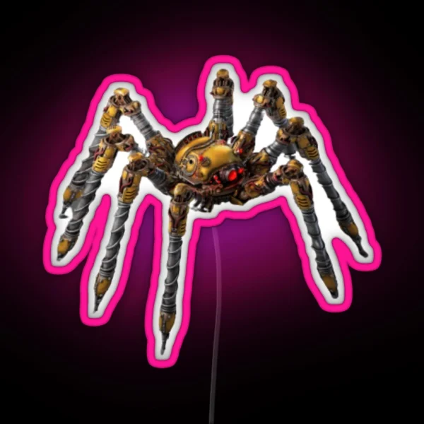 Factorio Spidertron Factorio Game Factorio RGB Neon Sign