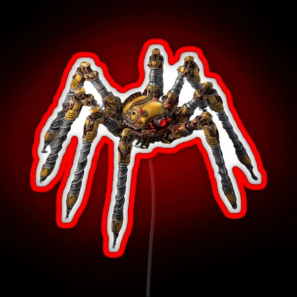 Factorio Spidertron Factorio Game Factorio RGB Neon Sign