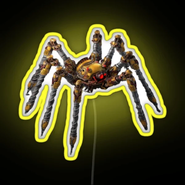 Factorio Spidertron Factorio Game Factorio RGB Neon Sign