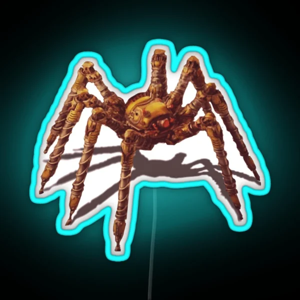 Factorio Spidertron RGB Neon Sign