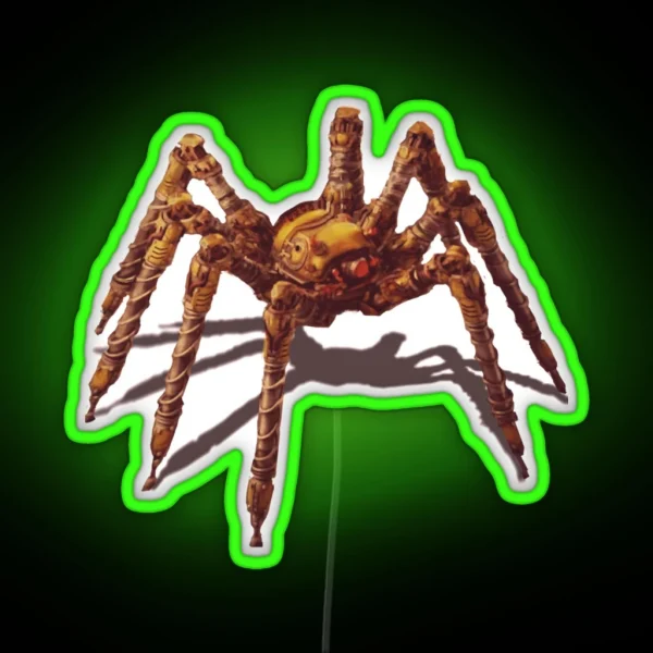 Factorio Spidertron RGB Neon Sign
