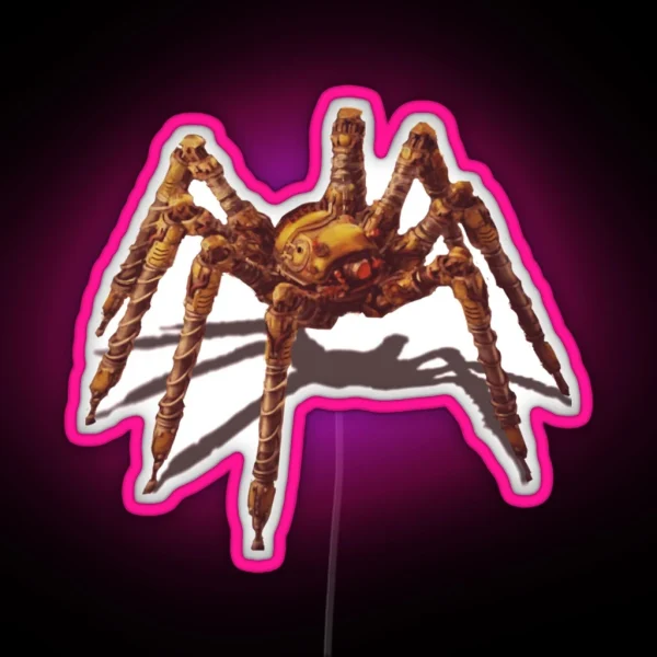 Factorio Spidertron RGB Neon Sign
