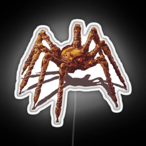 Factorio Spidertron RGB Neon Sign