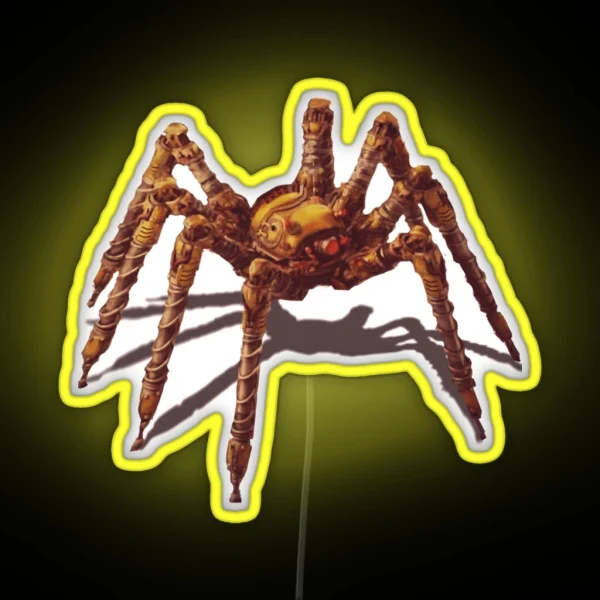 Factorio Spidertron RGB Neon Sign