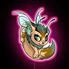 Faerie Xweetok Official Neon Sign for Your Magical Neopets Haven