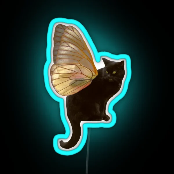 Fairy Cat RGB Neon Sign