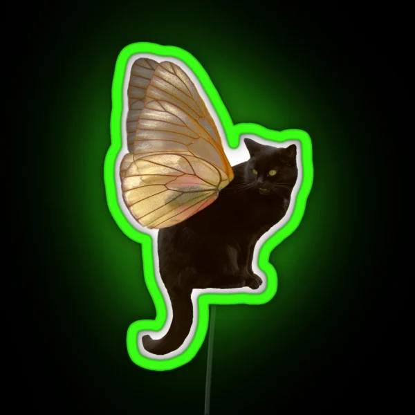 Fairy Cat RGB Neon Sign
