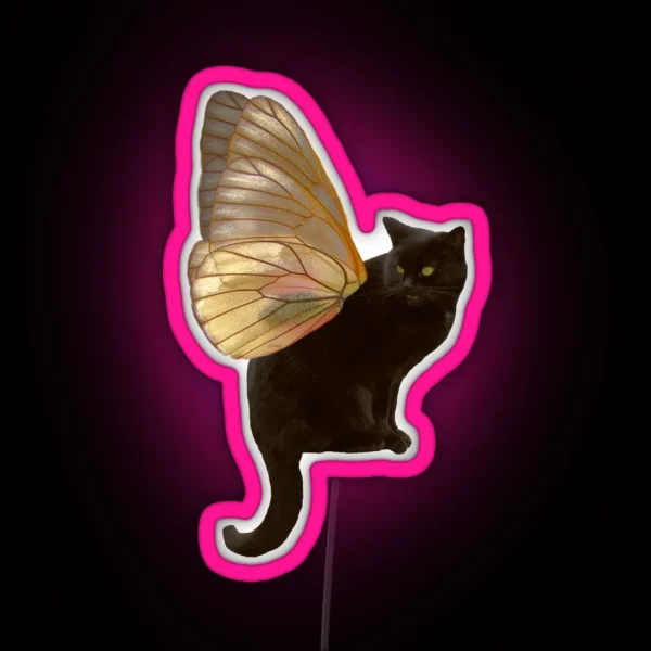 Fairy Cat RGB Neon Sign