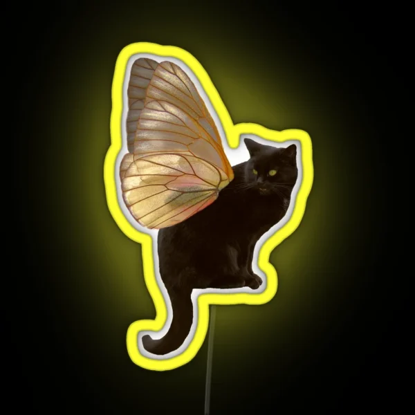 Fairy Cat RGB Neon Sign