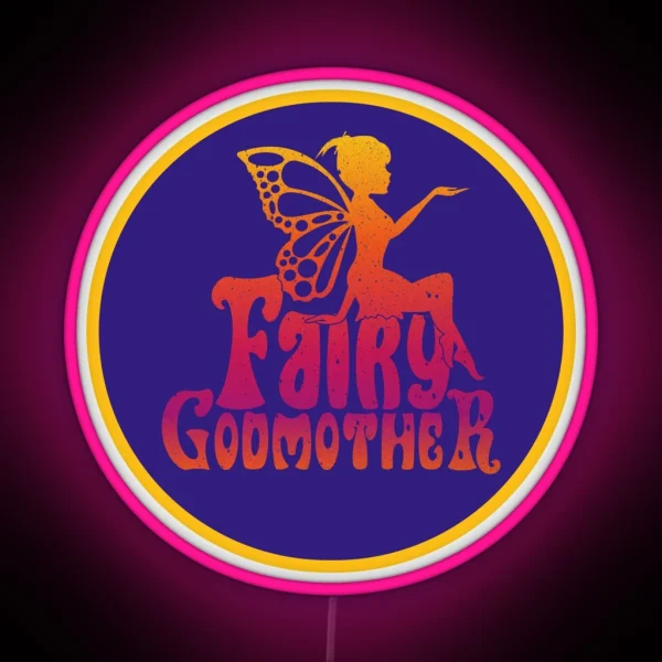 Fairy Godmother Legendary Animals Fairy RGB Neon Sign