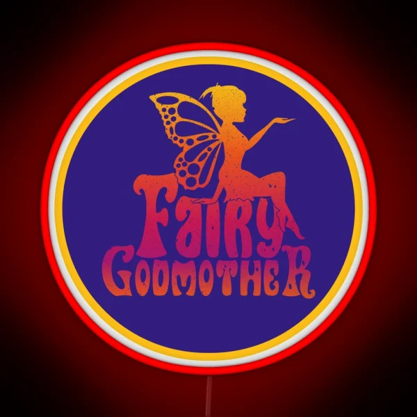 Fairy Godmother Legendary Animals Fairy RGB Neon Sign