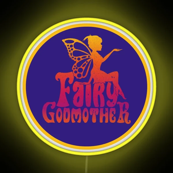 Fairy Godmother Legendary Animals Fairy RGB Neon Sign
