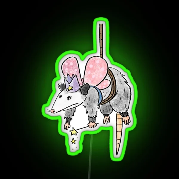 Fairy Godpossum RGB Neon Sign