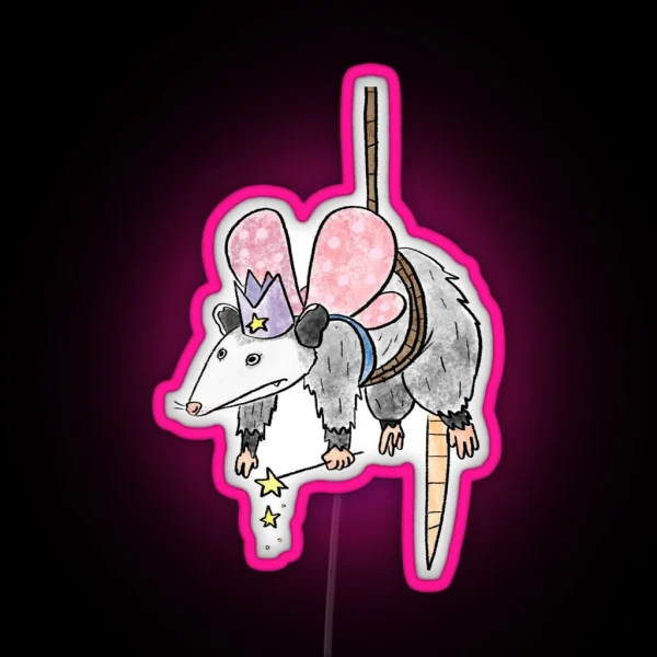 Fairy Godpossum RGB Neon Sign