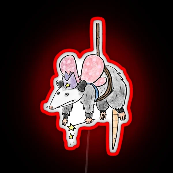 Fairy Godpossum RGB Neon Sign