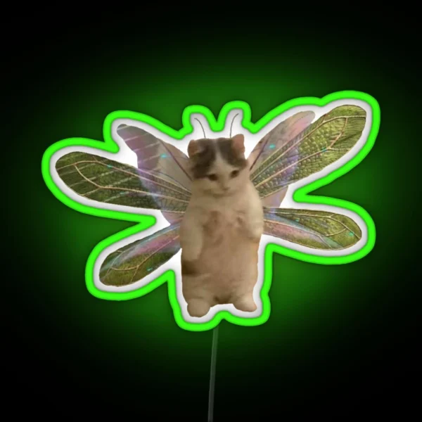 Fairy Kitty RGB Neon Sign