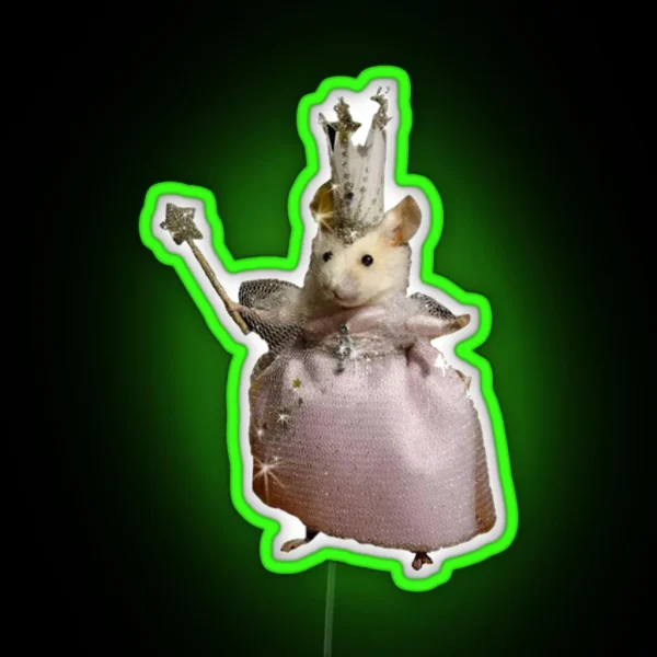Fairy Rat Mother RGB Neon Sign