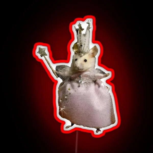 Fairy Rat Mother RGB Neon Sign