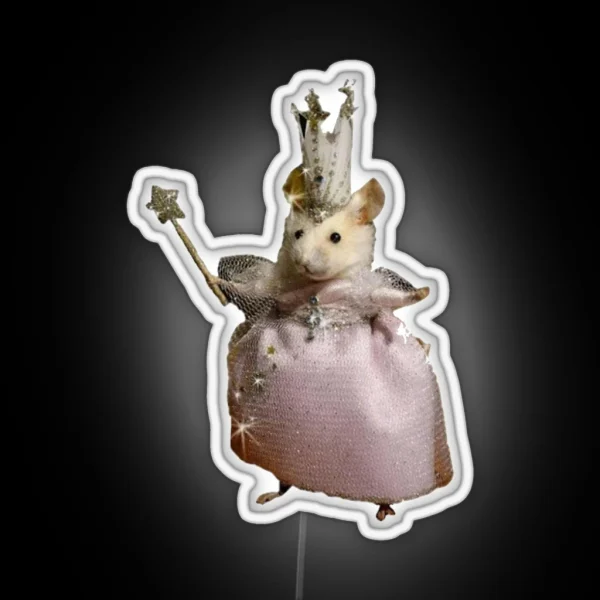 Fairy Rat Mother RGB Neon Sign