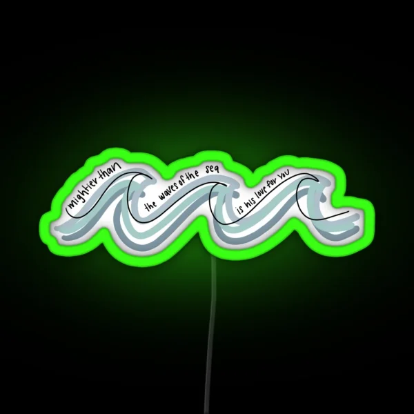 Faith Waves Led RGB Neon Sign