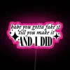 RGB LED Display Sign with Inspirational Neon Quote Illumination Design