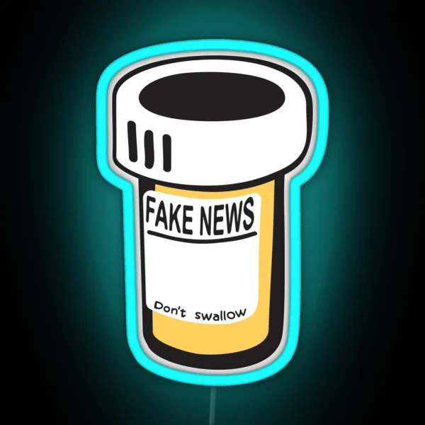 Fake News RGB Neon Sign