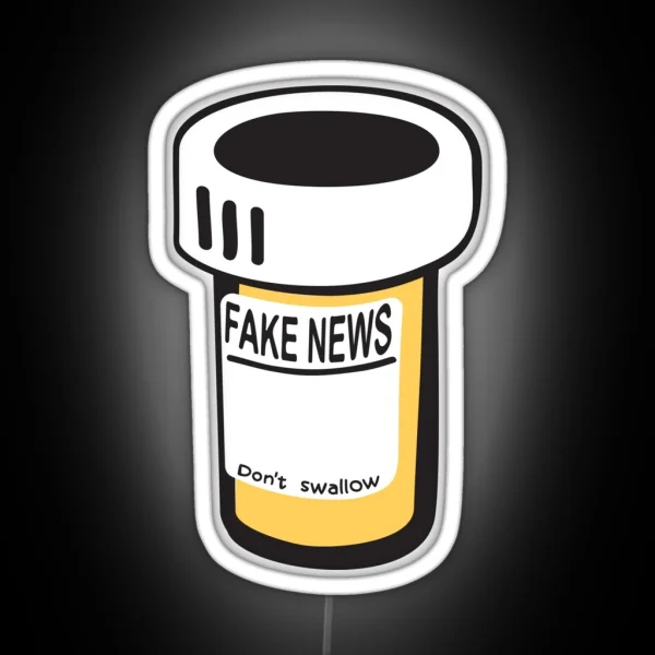 Fake News RGB Neon Sign