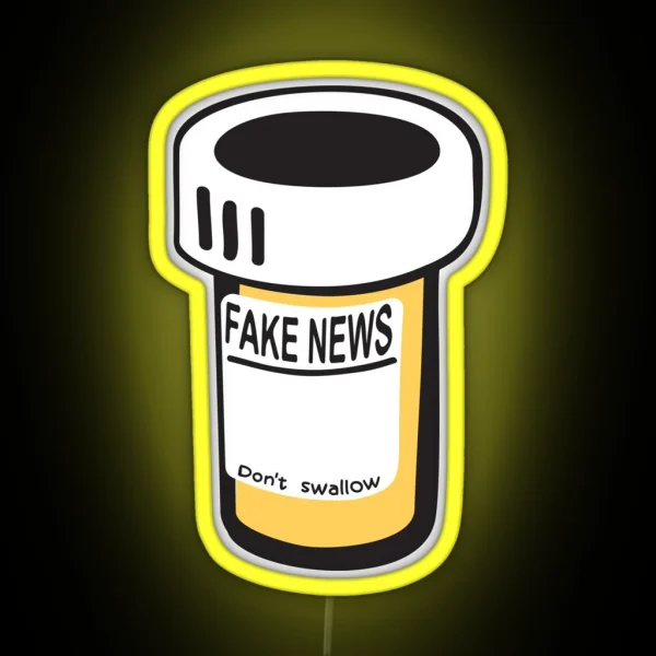 Fake News RGB Neon Sign