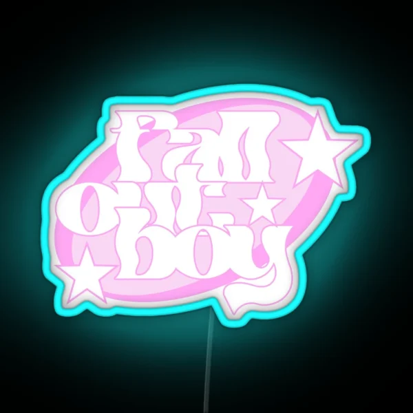 Fall Out Boy Y2k RGB Neon Sign