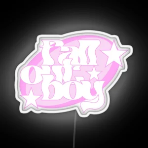 Fall Out Boy Y2k RGB Neon Sign