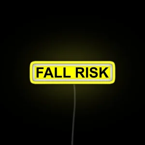 Fall Risk RGB Neon Sign