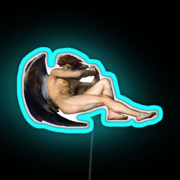 Fallen Angel RGB Neon Sign