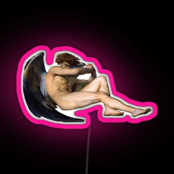 Fallen Angel RGB Neon Sign