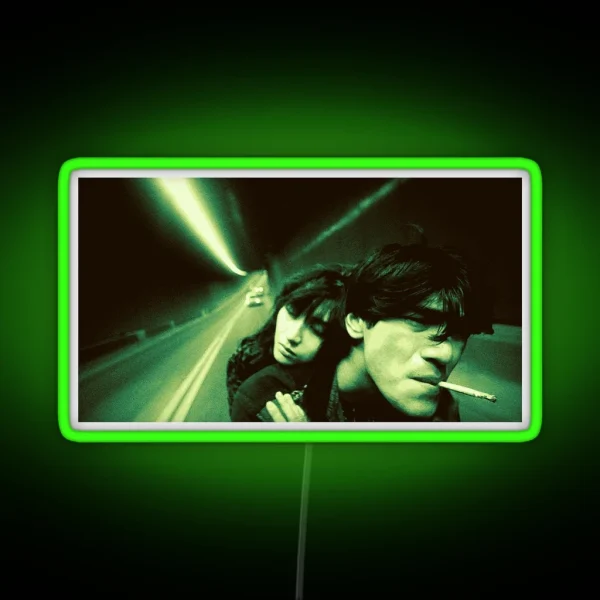 Fallen Angels Wong Kar Wai Motorcycle Ride RGB Neon Sign