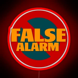 False Alarm RGB Neon Sign