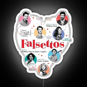 Falsettos Broadway Musical RGB Neon Sign