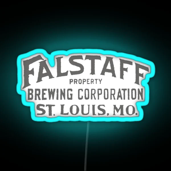 Falstaff Brewing Corporation St Louis MO RGB Neon Sign