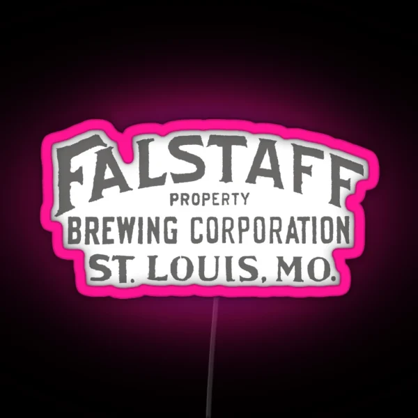 Falstaff Brewing Corporation St Louis MO RGB Neon Sign