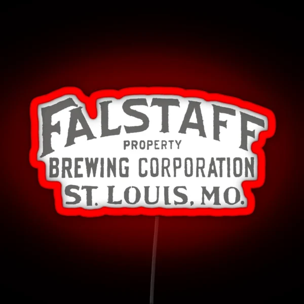 Falstaff Brewing Corporation St Louis MO RGB Neon Sign