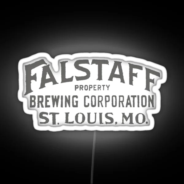Falstaff Brewing Corporation St Louis MO RGB Neon Sign