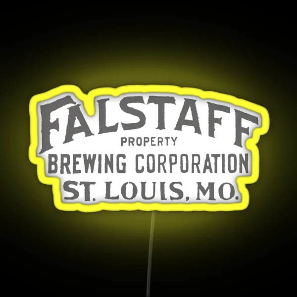 Falstaff Brewing Corporation St Louis MO RGB Neon Sign